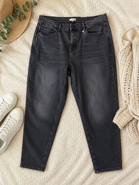 NWT Good American Good Legs Crop Always Fits Black Wash Skinny Jeans Size 28-32